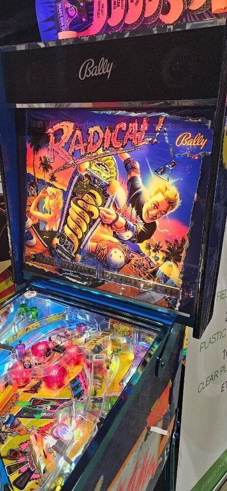 RADICAL! CLASSIC PINBALL MACHINE 1990 BALLY SUPER CLEAN!!!!