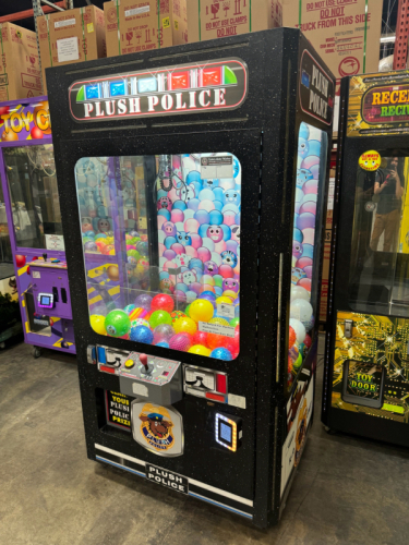 40" PLUSH POLICE PLUSH CLAW CRANE MACHINE IMPULSE IND.