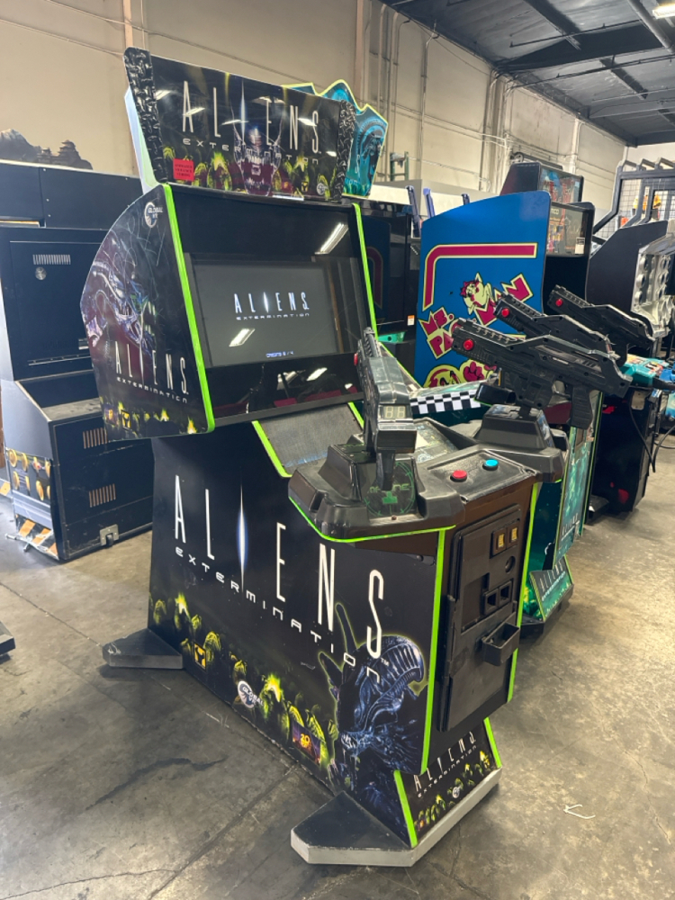 ALIENS EXTERMINATION FIXED GUN SHOOTER ARCADE GAME