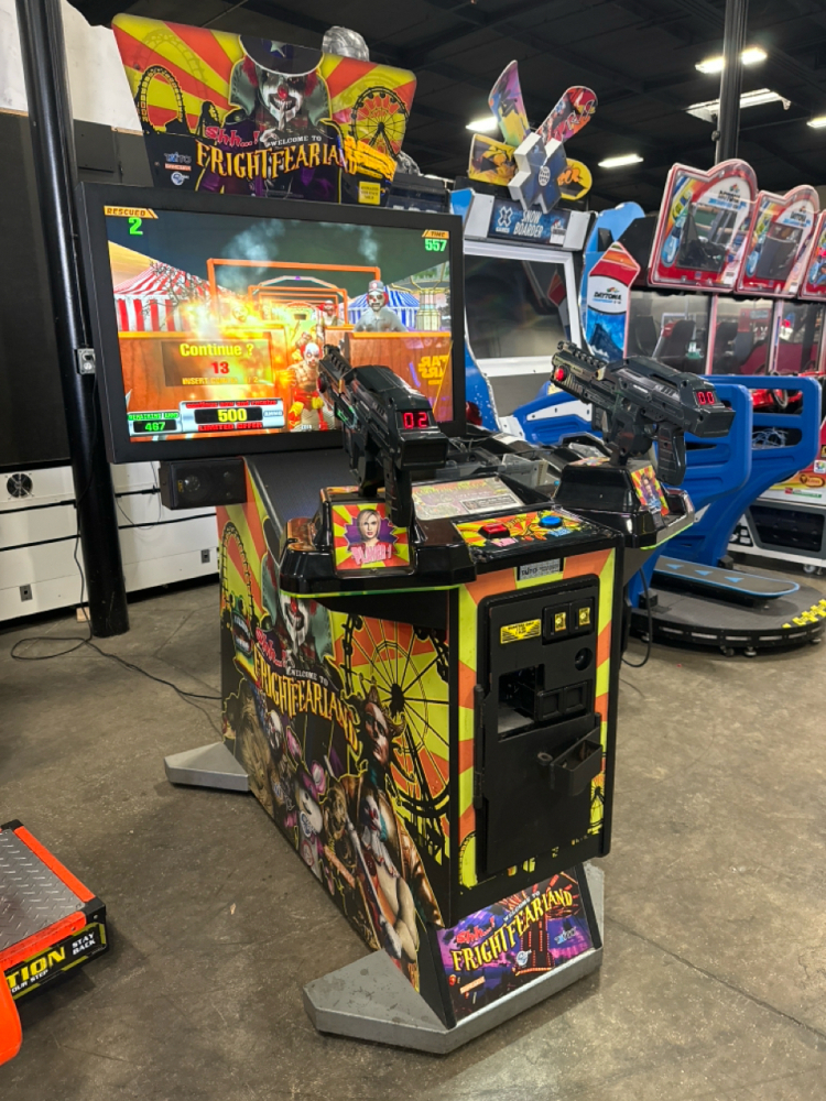 FRIGHTFEARLAND FIXED GUN SHOOTER ARCADE GAME GLOBAL VR