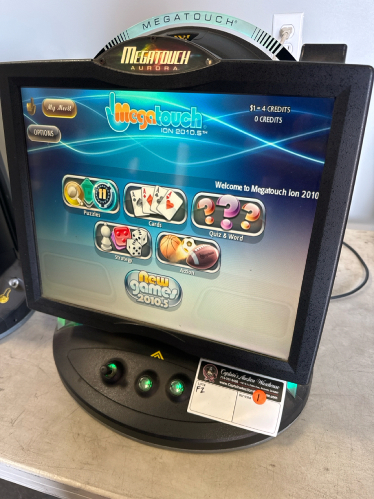 MEGATOUCH TOUCH SCREEN ARCADE GAME #1