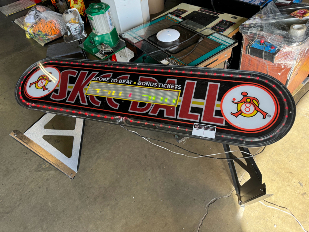 SKEEBALL CLASSIC BONUS SCOREBOARD TOPPER