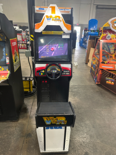 VIRTUAL RACING SITDWON RACING ARCADE GAME SEGA