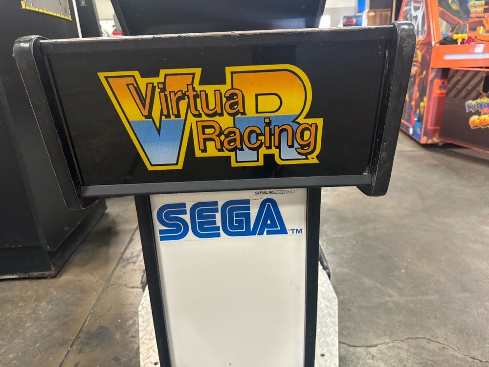 VIRTUAL RACING SITDWON RACING ARCADE GAME SEGA