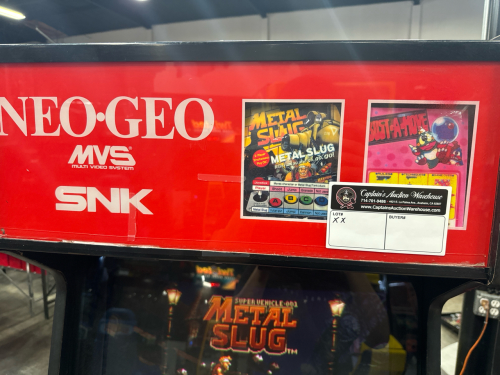 NEO GEO MVS SNK 2 SLOT W/ METAL SLUG & BUST-A-MOVE