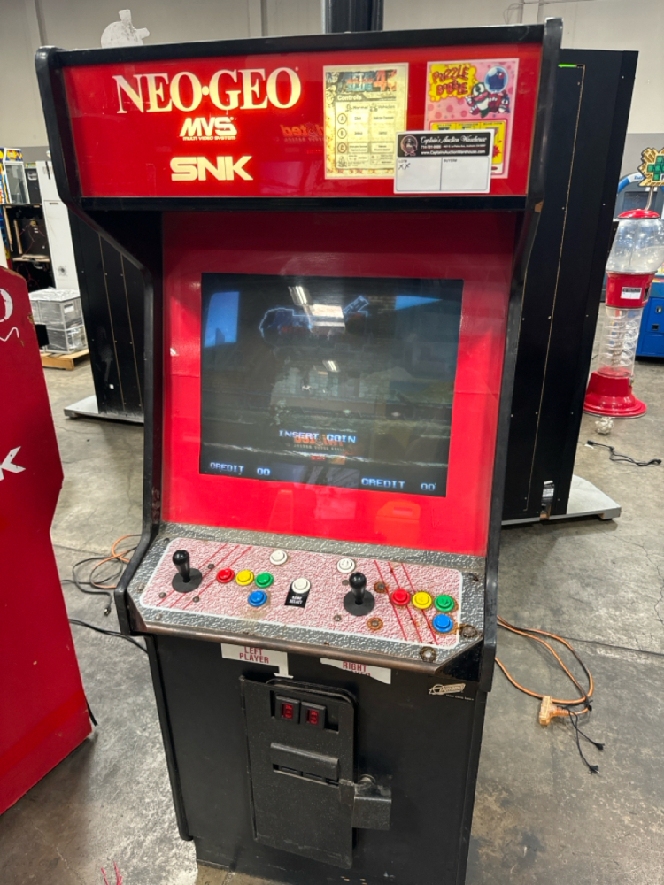 NEO GEO MVS SNK 2 SLOT W/ METAL SLUG 4 & PUZZLE BOBBLE