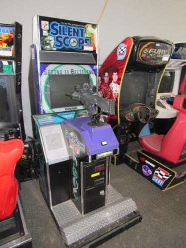 SILENT SCOPE SHOOTER ARCADE GAME KONAMI