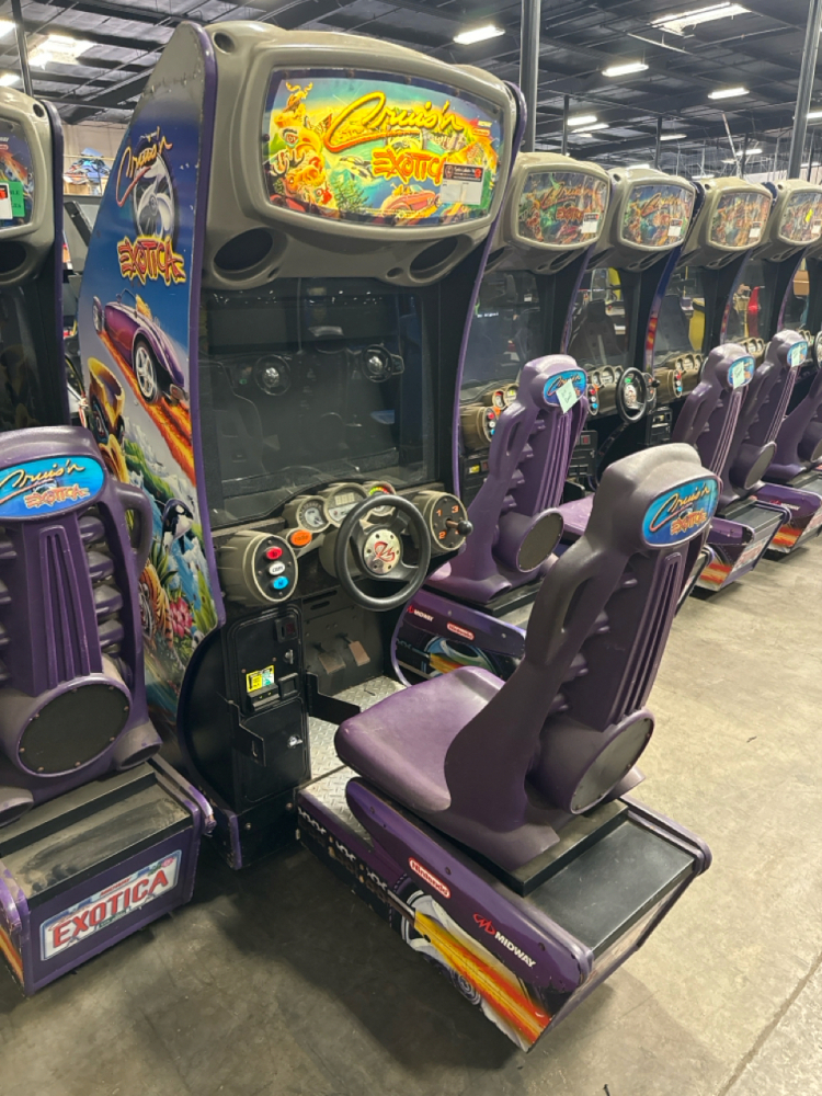 CRUIS'N EXOTICA SIT DOWN DRIVER ARCADE GAME MIDWAY #5
