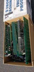 1 BOX LOT MISC ARCADE GAME PCB'S ELECTRONICS ETC.