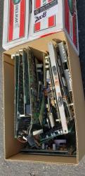 1 BOX LOT MISC ARCADE GAME PCB'S ELECTRONICS ETC.