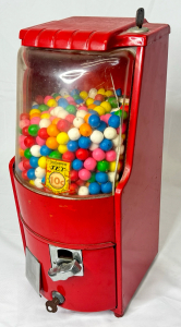 JET GUMBALL CANDY VENDING MACHINE COIN OP