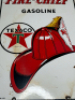 ORIGINAL 1952 TEXACO FIRE CHIEF GASOLINE PORCELAIN PUMP SIGN - 3