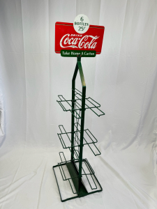 RARE COCA-COLA c.1935 BOTTLE DISPLAY RACK