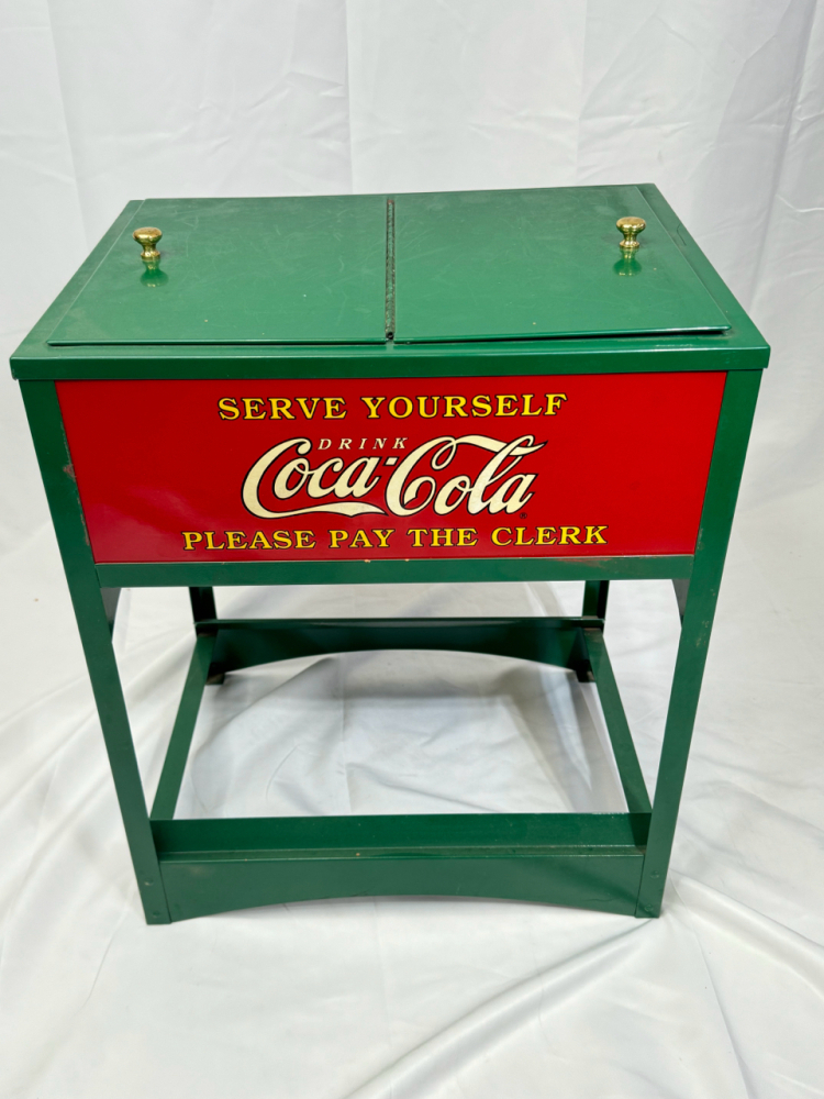 その他 Coca-Cola Greens Keeper 1990S GLASSCOCK COCA COLA REPRODUCTION SALESMAN SAMPLE COOLER