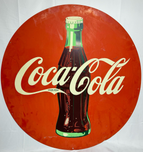 EXTRA LARGE COCA-COLA ROUND SIGN