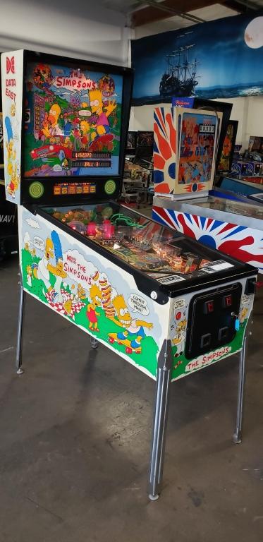 simpsons pinball machine date east