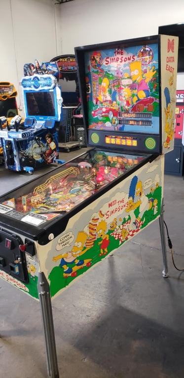 simpsons pinball machine date east