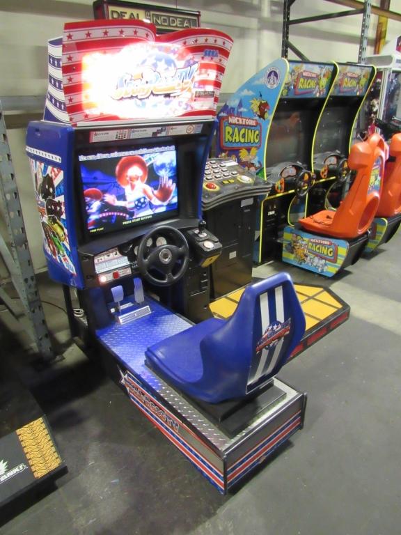 RACE TV SITDOWN RACING SEGA ARCADE GAME