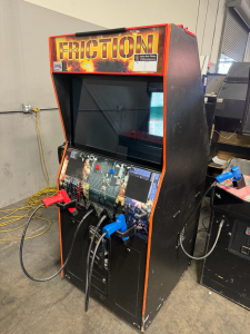 FRICTION UPRIGHT SHOOTER ARCADE GAME