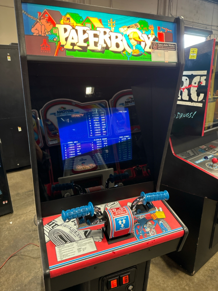 PAPERBOY CLASSIC UPRIGHT ARCADE GAME ATARI