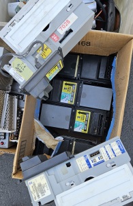 1 BOX LOT- 6 CT. CURRENCY DOLLAR BILL ACCEPTORS MISC.