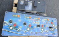 1 PALLET LOT- BLITZ 4 PLAYER CONTROL PANEL, SECURITY DOORS ETC.