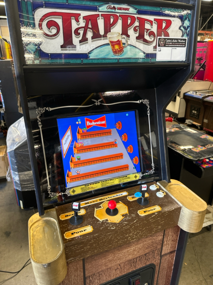 TAPPER UPRIGHT ARCADE GAME REMAKE W/ LCD MONITOR