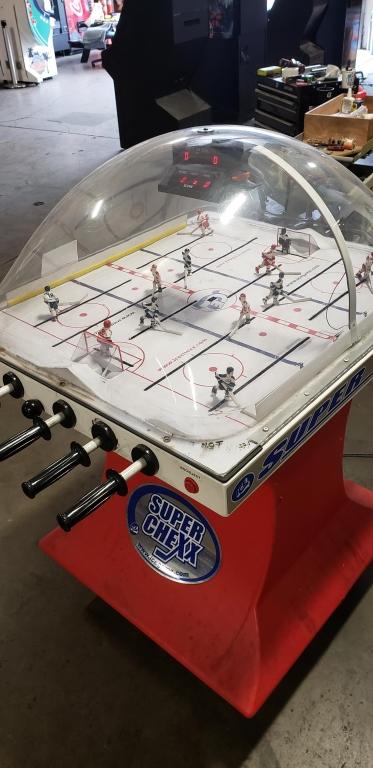 SUPER CHEXX BUBBLE HOCKEY USA VS RUSSIA ARCADE