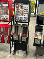 2 HEAD BULK VENDING W/ 3 SLOT STICKER DISPENSER