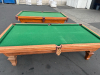 POOL TABLE 7' SLATE TOP POCKET TABLE #1 - 5