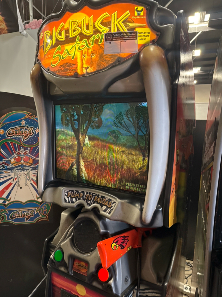BIG BUCK SAFARI SHOOTER ARCADE GAME RAW THRILLS