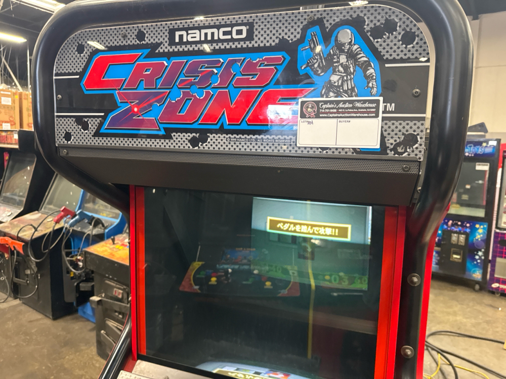 CRISIS ZONE SHOOTER ARCADE GAME NAMCO