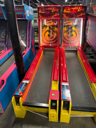 FIREBALL ALLEY ROLLER REDEMPTION SKEEBALL ARCADE GAME #1