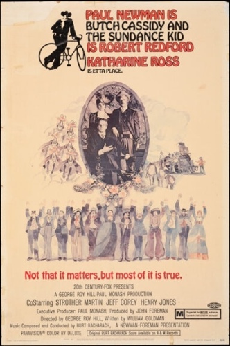 (2) BUTCH CASSIDY AND SUNDANCE KID ORIGINAL MOVIE POSTERS