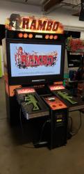 RAMBO DELUXE 50" SHOOTER ARCADE GAME SEGA