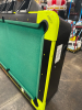 POOL TABLE DYNAMO W/ FLUORESCENT YELLOW TOP COIN OP - 3