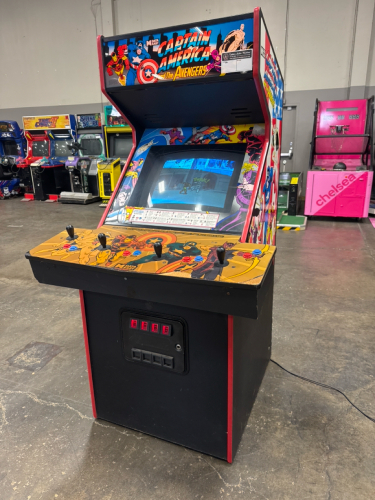 CAPTAIN AMERICA & THE AVENGERS UPRIGHT ARCADE GAME DATA EAST