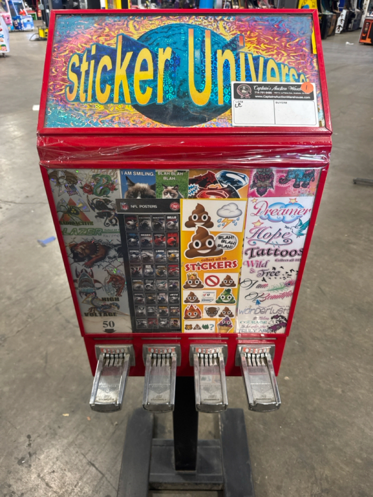 Sticker Slot Collection 4 SLOT STICKER STAND UNIVERSE - RED #1
