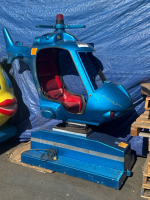 BLUE HELICOPTER KIDDIE RIDE