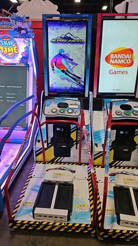 SUPER ALPINE RACER ARCADE GAME NAMCO #1