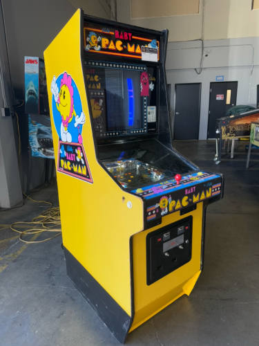 BABY PAC-MAN UPRIGHT PINBALL ARCADE GAME BALLY MIDWAY 1982