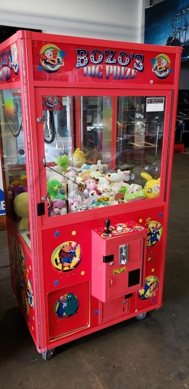 36" BOZO PLUSH CLAW CRANE MACHINE COAST 2 COAST