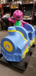 KIDDIE RIDE BARNEY THE LEARNING TRAIN