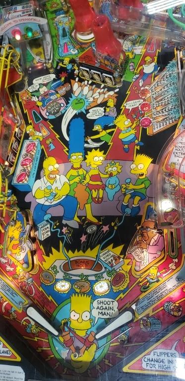 simpsons pinball machine value