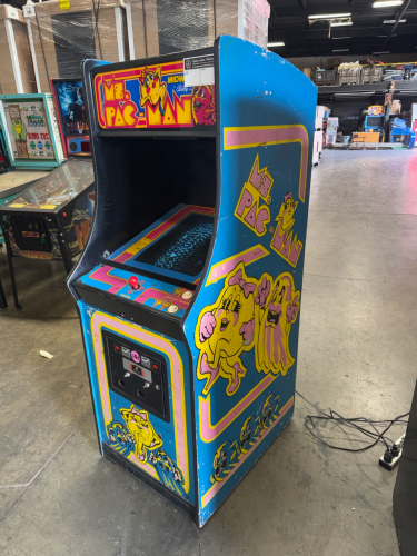 MS. PAC-MAN ORIGINAL CAB CLASSIC ARCADE GAME