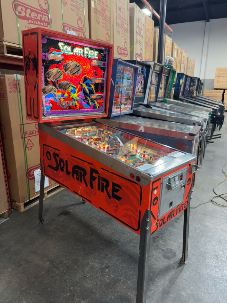 Solar System Pinball Machine SOLAR FIRE PINBALL MACHINE MACHINE WILLIAMS