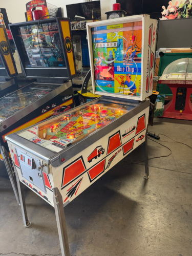 BLUE CHIP CLASSIC ELECTRO MECH. PINBALL MACHINE WILLIAMS