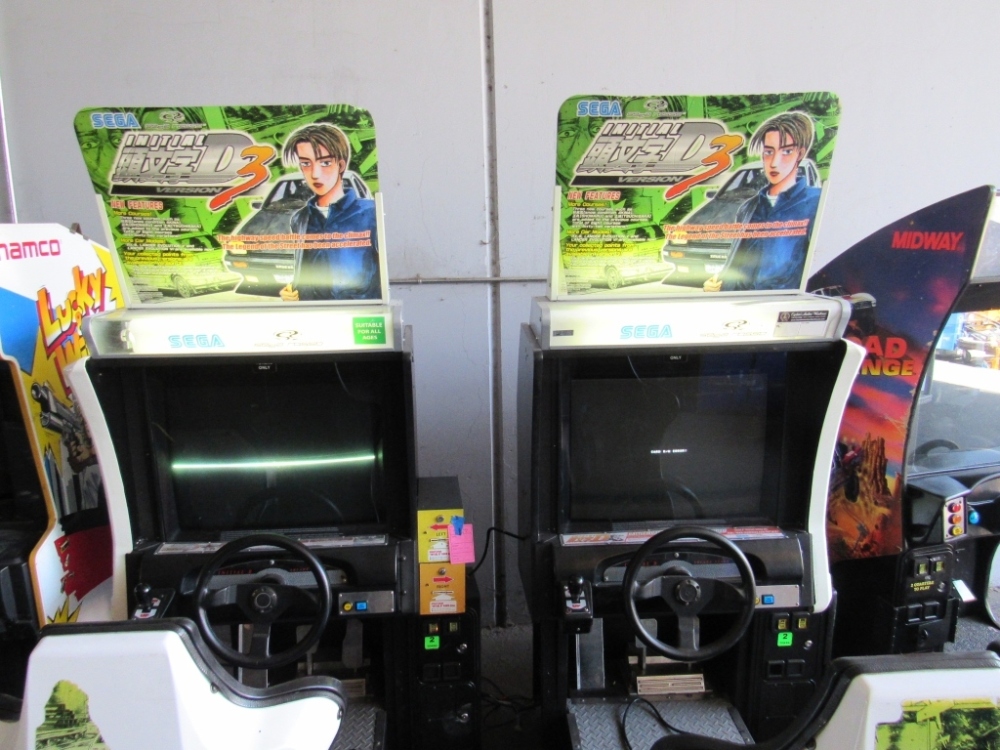 INITIAL D3 DUAL RACING ARCADE GAME SEGA