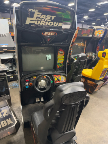 FAST & FURIOUS SIT DOWN DRIVER ARCADE GAME RAW THRILLS