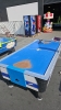 AIR HOCKEY TABLE DYNAMO BLUE TOP W/ SIDE TABLE SCORING - 4